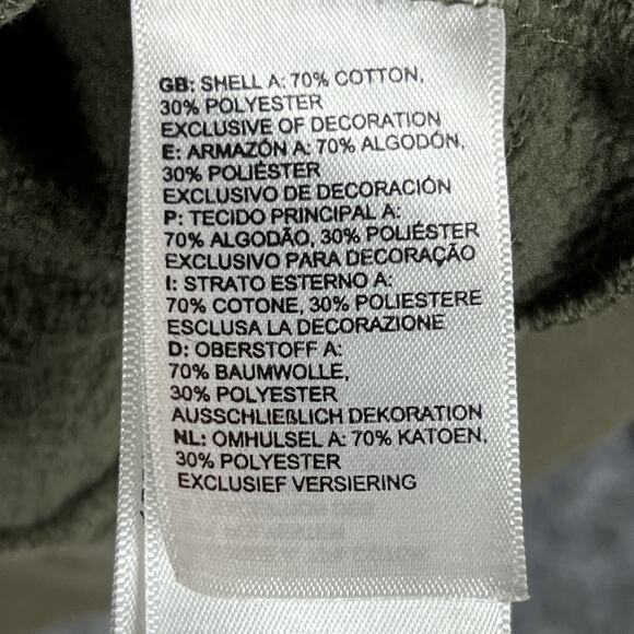 The North Face Hoodie Womens Large Olive Green Pullover Sweatshirt Logo Outdoor - Picture 6 of 9